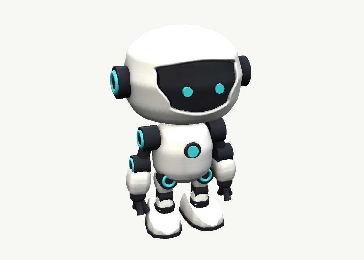 Robot modelled in SweeperCAD, view 2